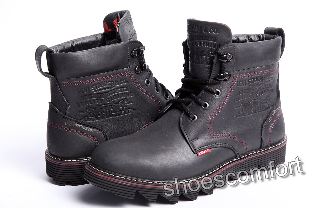 Levi's Shoes высокие черные 1 levis shoes vysokie chernye