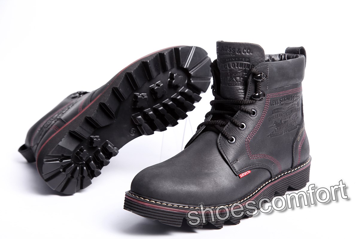 Levi's Shoes высокие черные 2 levis shoes vysokie chernye
