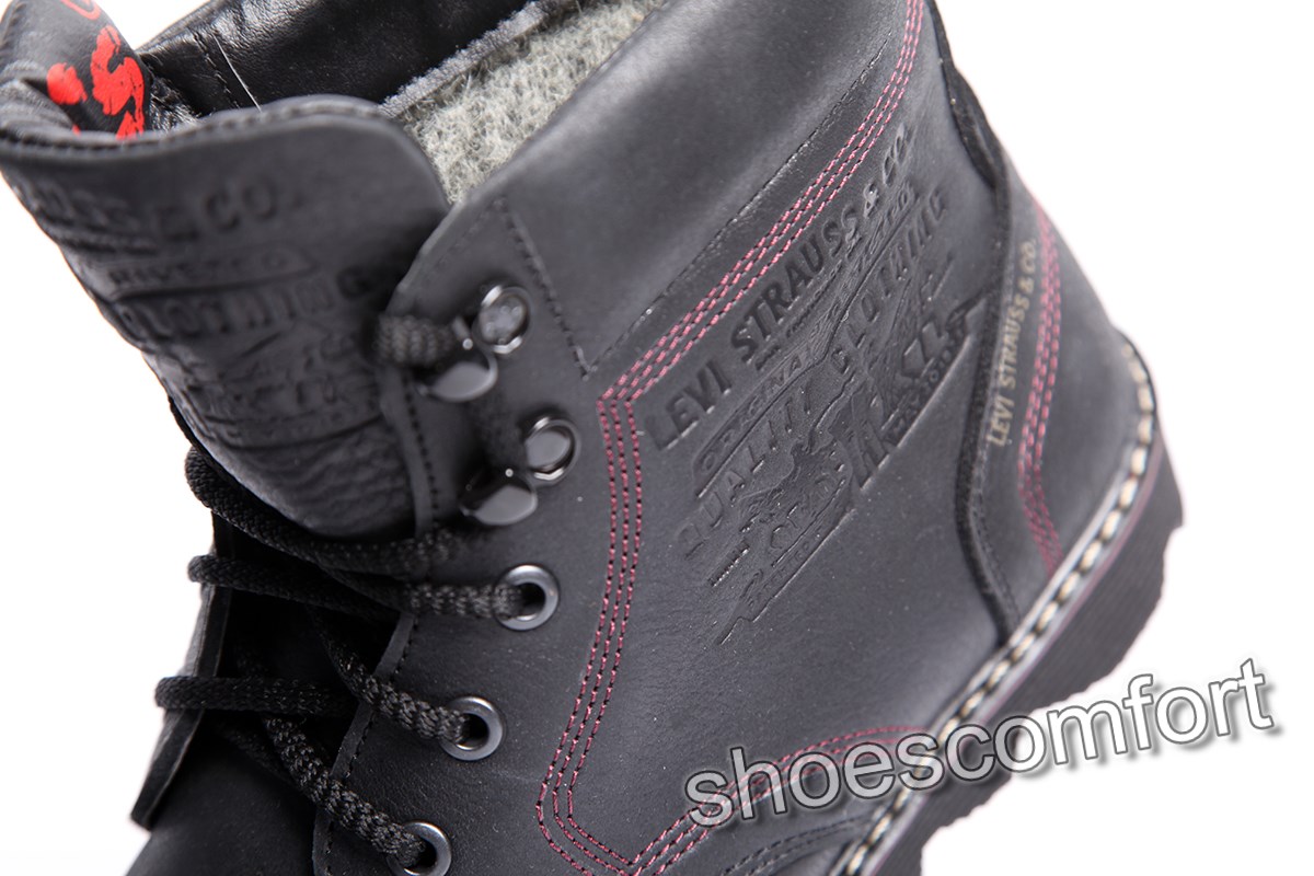 Levi's Shoes высокие черные 4 levis shoes vysokie chernye